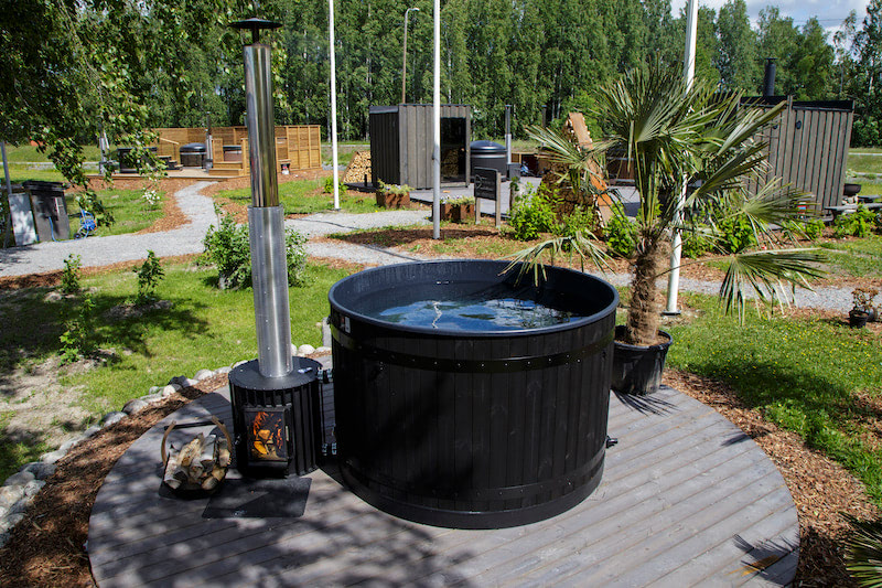 Bassin nordique ou hot tub